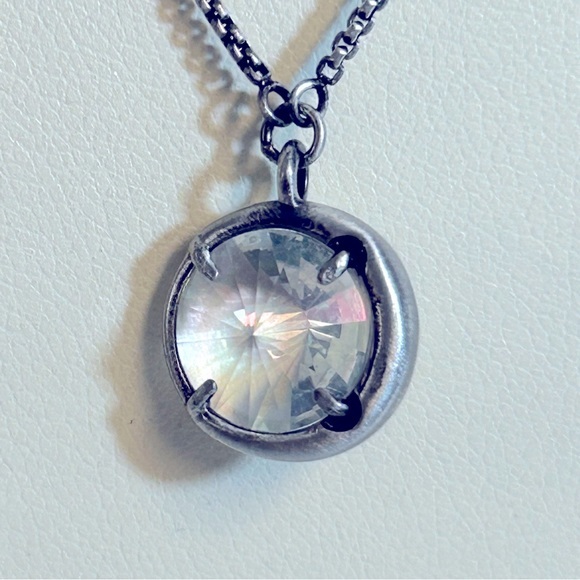 Kendra Scott Quinn‎ Antique Silver Necklace - Picture 3 of 4